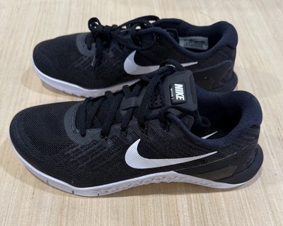 New DS Nike Metcon 3 TB Black Athletic Training Shoes 898055-001 Size 6
