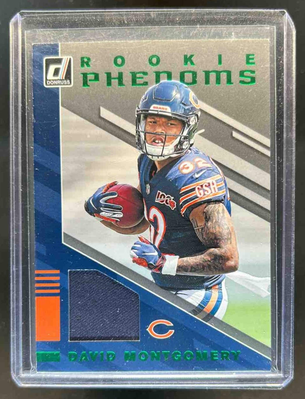 David Montgomery Panini Donruss Rookie Phenoms Jerseys #RPJ11 Green