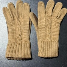 Vintage Aris Wool- Cable Knit Gloves