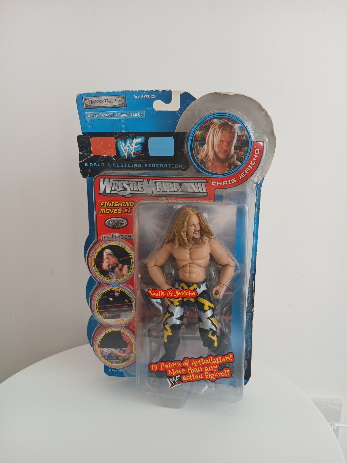 WWE Wrestling Figure Wrestlemania XVII Series 9 - Chris Jericho Boxed Jakks WWF