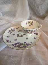 Vintage Royal Tuscan Bone China Teacup And Sa...