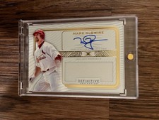 2023 Topps Definitive- Mark McGwire- Auto Autograph Jersey- Cardinals- 2/40