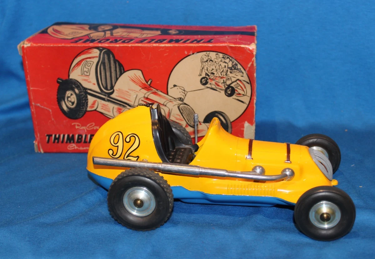 Ray Cox Fingerhut Drome Champion Spielzeug Rennwagen mit Box - 50er Jahre - sehr schöner Zustand