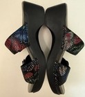 WOMENS EU 40 DANSKO SANDALS  MULTI COLOR IRIDESCENT MOSAIC PLATFORM SANDALS  NEW — photo 9