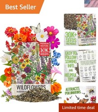 Butterfly & Hummingbird Wildflower Seed Mix - 2 oz, 23 Colorful Varieties 175.92 per gallon