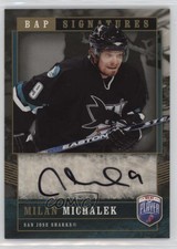 2006 Upper Deck Be a Player Signatures Variation 2 3/10 Milan Michalek Auto 4gd