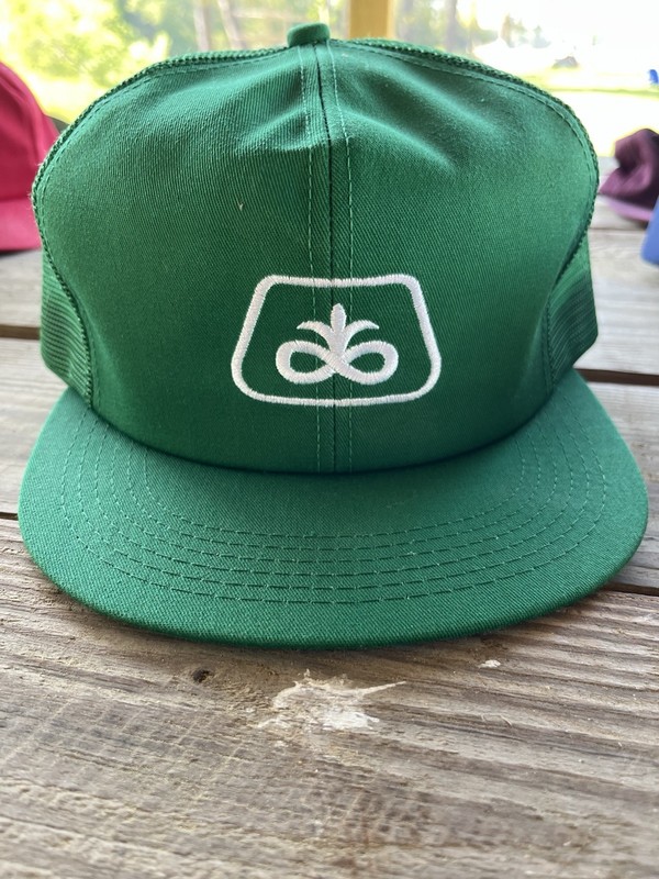 Vintage Pioneer Seed Co. Patch Full Mesh Trucker Hat K-Products Snapback USA 