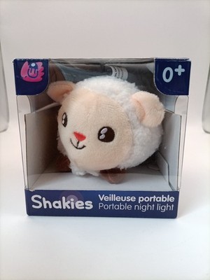 Angelcare Pabobo Shakies weißes Schaf tragbares Nachtlicht neu verpackt unbenutzt