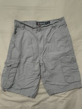 Southpole Authentic Collection Kids/Youth Unisex Size 12 Light Grey Cargo Shorts