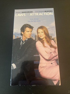 Laws of Attraction (VHS, 2004, New Line Cinema) Pierce Brosnan/Julianne Moore!