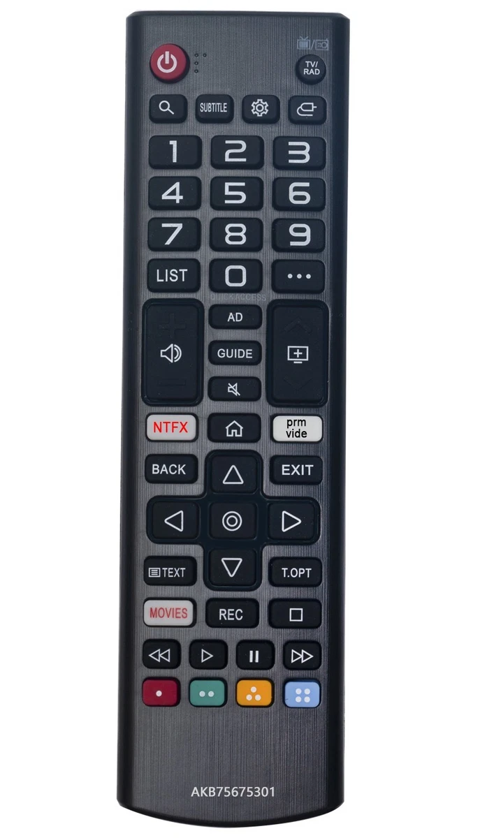 AKB75675301 AKB75675311 ABK75675325 AKB75875301 Mando de reemplazo para LG TV