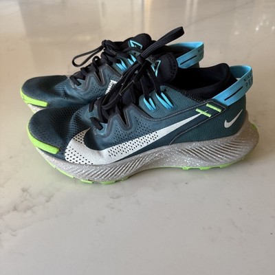 Size 8 - Nike Pegasus Trail 2 Dark Teal Green