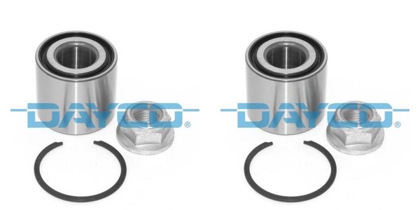 Dayco 2X Radnabe Radlagersatz Hinten FüR Nissan Micra Iv Note K13 K13 K13KK-image