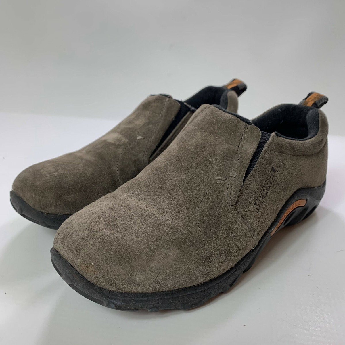 Merrell Jungle Moc Gunsmoke Leather Slip-On Shoes J95635 