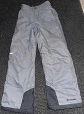 Columbia Bugaboo Omni Heat boys grey snow pants ski pants size Medium