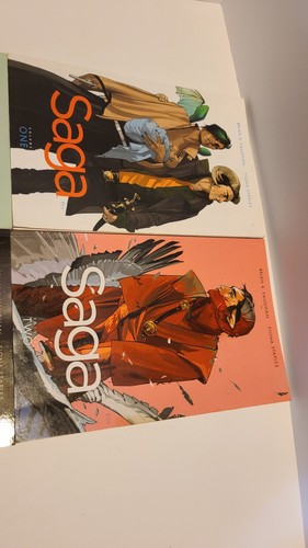 Saga Vol. 1, 2, 3 & 4 Image Graphic Novels Fiona Staples Brian K. Vaughan - Picture 6 of 12