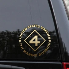 4th Marine Division Vinyl Decal Sticker