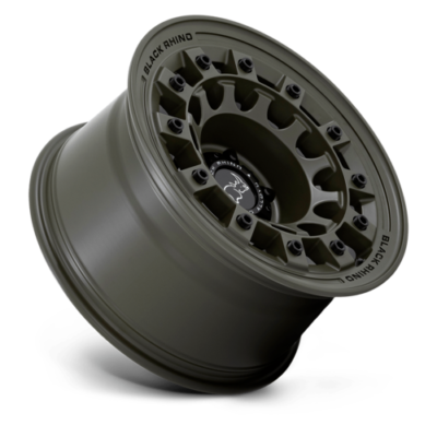 BLACK RHINO GREEN WHEELS 17X8 FITS JEEP WRANGLER GRAND CHEROKEE