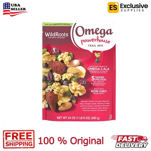WildRoots Omega Powerhouse Trail Mix, 24 oz - FREE SHIPPING