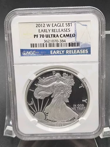 2012-W American 1oz .999 Silver Eagle | NGC PF70 Ultra Cameo Early Releases