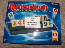 Large Number Rummikub Edition Tiles Individual Replacement Pieces LOW SHIPPING!