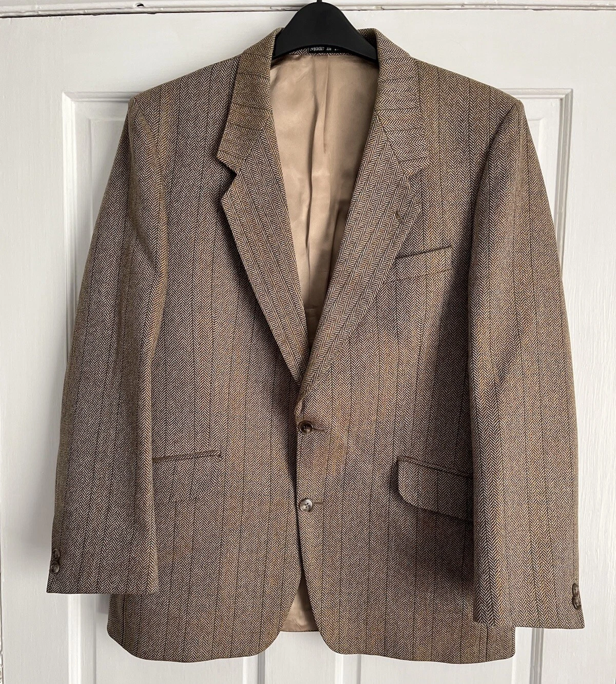 Giacca blazer lana BROOK TAVERNER SAXONY SUPREME COUNTRY 40” cammello