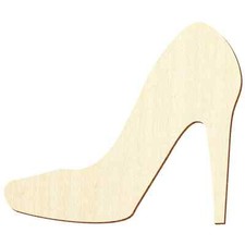 Holz High Heel V1 - Deko Basteln 5-50 cm