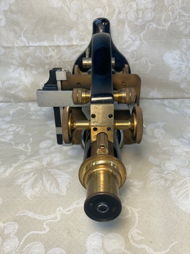 Antique W R Prior & Co Microscope in Case 1939 - Picture 10 of 12