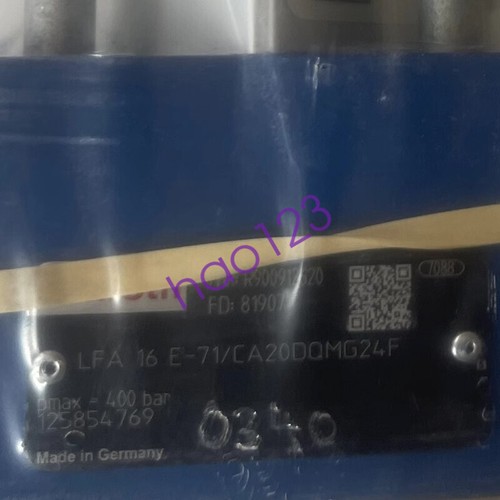 New Rexroth Logic Valve Cover Plate LFA16E-71/CA20DQMG24F R900912620 DHL/FedEx - Afbeelding 3 van 3