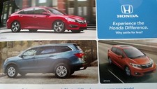 HONDA BROCHURE BOOK PORTFOLIO with PRICING INFO