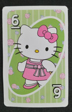 Hello Kitty Uno Card Green 6