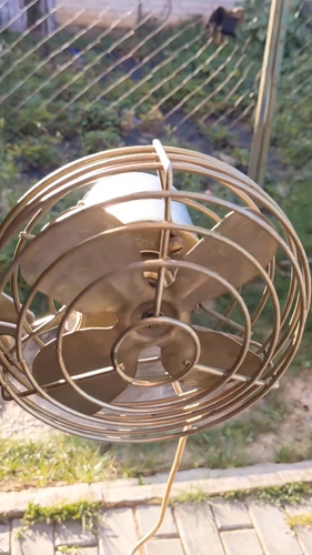 VINTAGE HOT ROD hot rad CAR 1930/40 METAL BLADE FAN Dash Column Defrost 12V WORK - Video 1 of 1