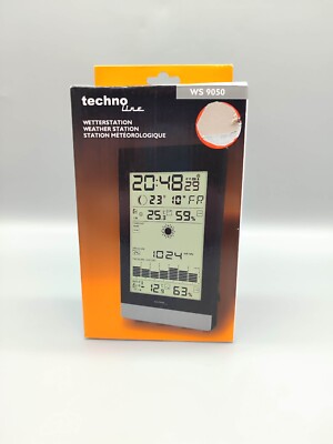 Technoline WS 9050 Wet­ter­sta­ti­on Funkuhr Tem­pe­ra­tu­r­an­zei­ge #KT708O