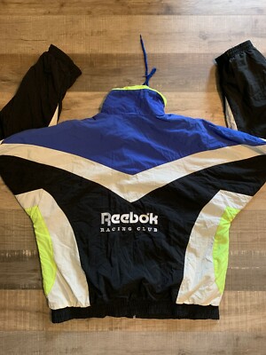 ウォームアップウェア NFL reebok vintage team jacket VINTAGE REEBOK JEFF HAMILTON NFL TEAM LOGOS LEATHER JACKET