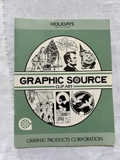 Vintage SC Book Holidays Graphic Source Clip Art 1986 Catalog Like New