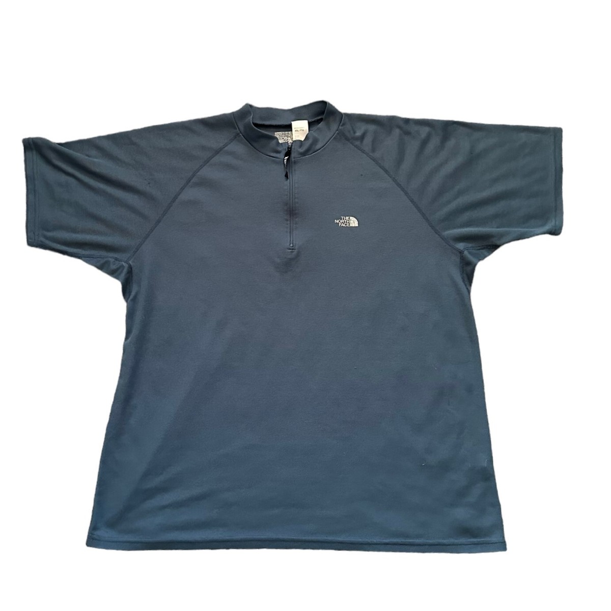 The North Face Mens Polo Shirt size XXL Blue Short Sleeve