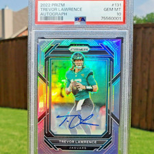 Trevor Lawrence - 2022 Prizm Football - Autograph - PSA 10 - Low POP (POP 2)