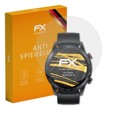 atFoliX 3x Panzerfolie für Honor Watch GS 3i Schutzfolie matt&stoßfest Folie