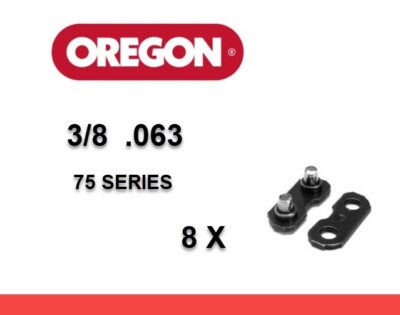 Oregon Presets and Ties for  3/8'' .063  - 75 Series chains -8 sets repair links
