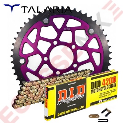 TALARIA STING R KETTENKETTENRAD KIT TAT KETTE DOPPELRING HINTERKETTENRAD LILA