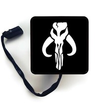 Star Wars Mandalorian Symbol Led Hitch Cover Trailer Brake Light