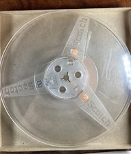 Scotch 7" Empty Reel, Series 2, Clear Plastic, In Box