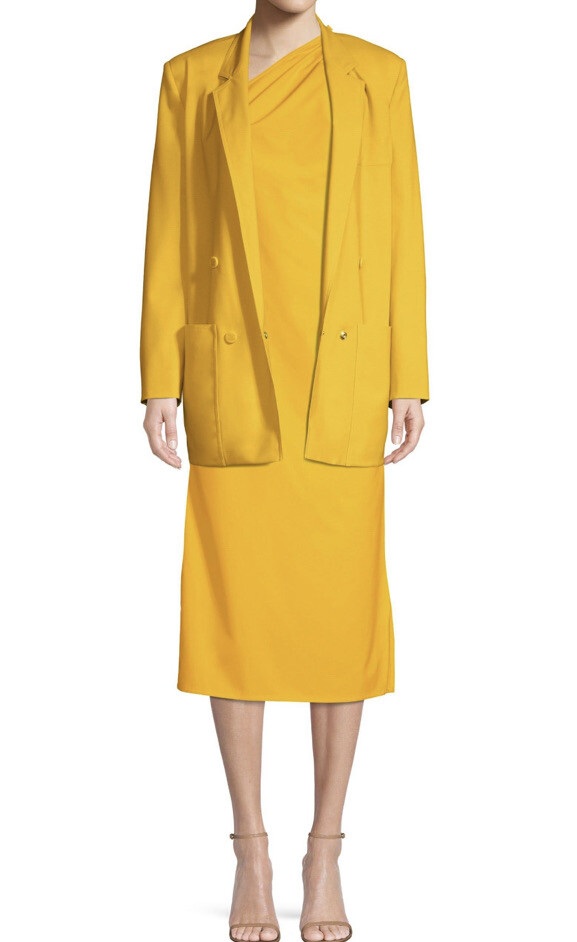 Max Mara Yellow Jacket blazer NWT size 4 | eBay