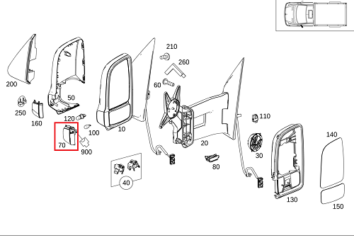 MB SPRINTER W910 Blinker vorne rechts A9109064600 neues echtes  