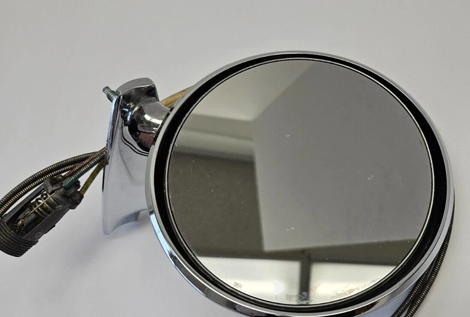 Espejo retrovisor de control remoto exterior cromado Plymouth Fury 1969-1970 2999356 nuevo en stock Foto 4 de 4