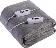 Electric Heated Mattress Pad Queen Size 60"x80" Dual Control 4 Heating Levels