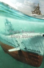 WW2 Picture Photo submarine and destroyer 6210