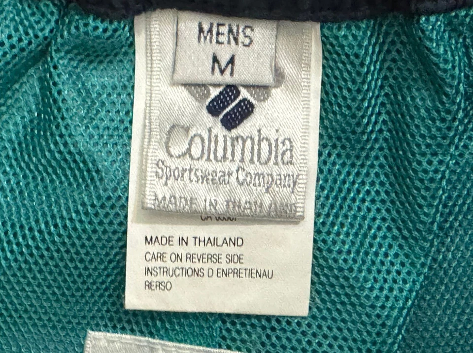 Columbia De Colección Impermeable Transpirable Omni Tech Malla Forrada Exterior Pantalones Hombres Medianos Foto 2 de 4