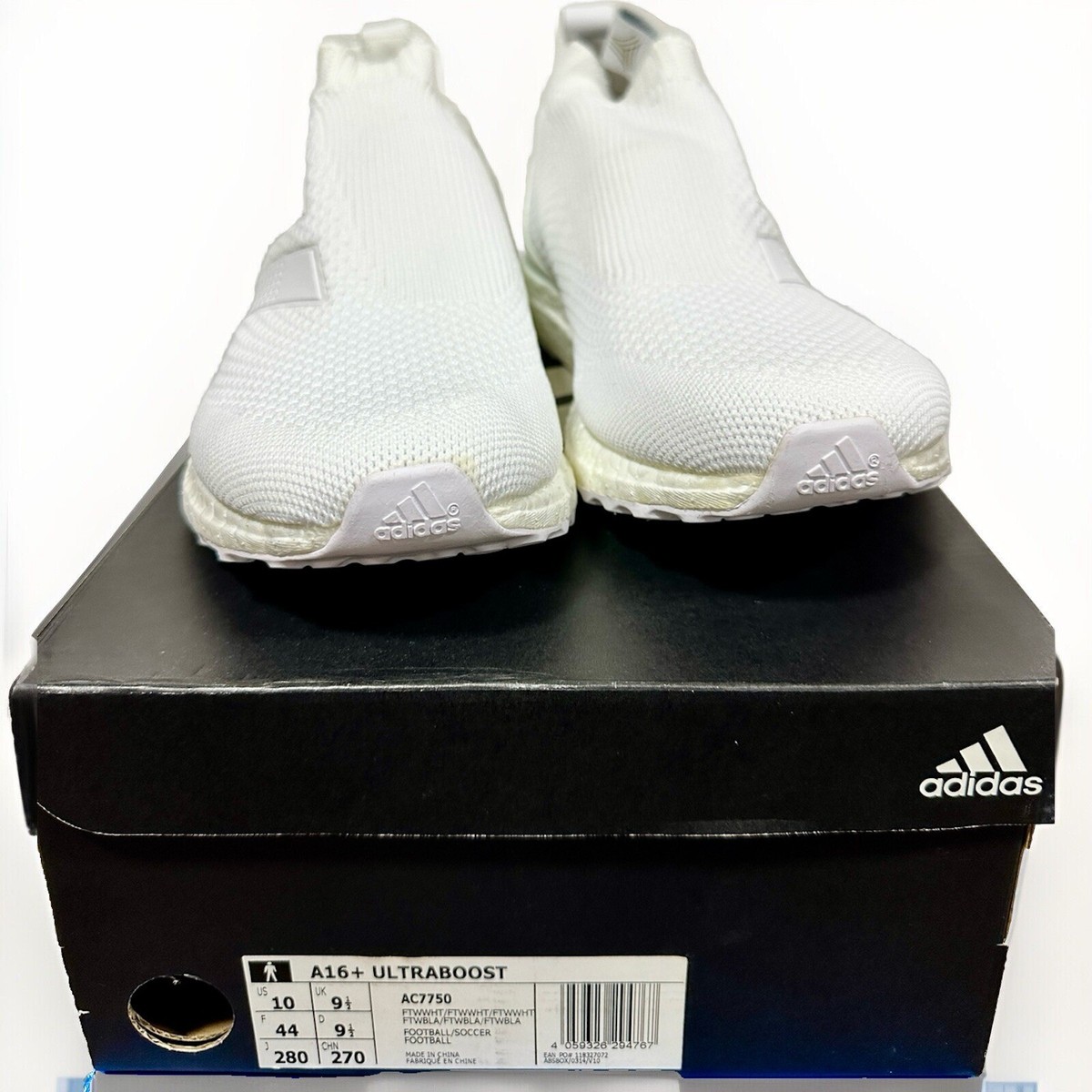 Adidas Ace 16+ Purecontrol UltraBoost Triple White 2017 UK