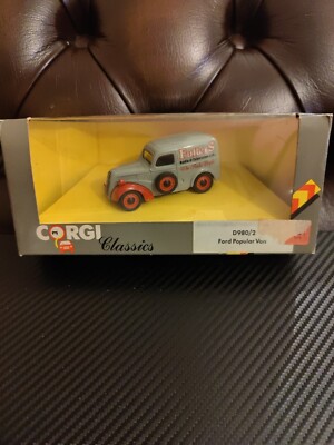 Corgi D980/2; Ford Popular Van; Fullers Radio and Television; Excellent Boxed